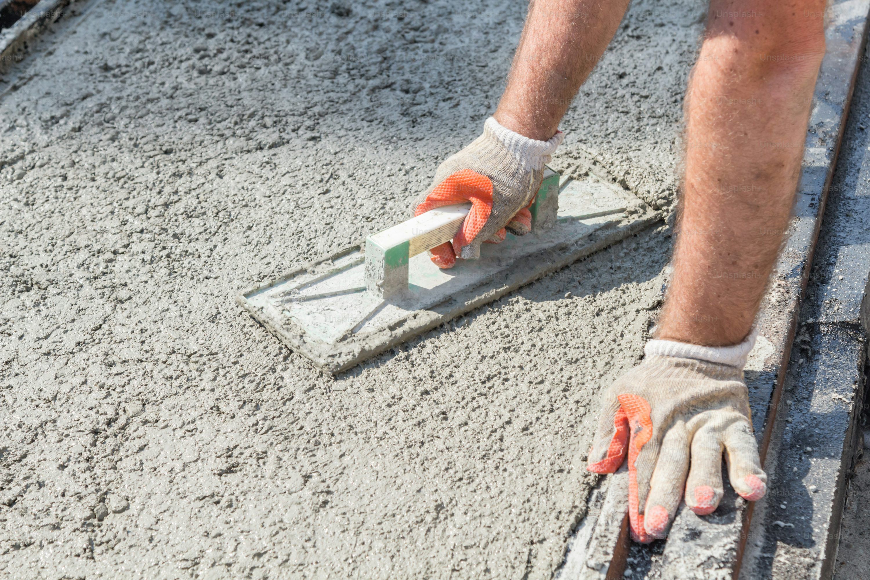 Heavy work for a construction worker on the site.